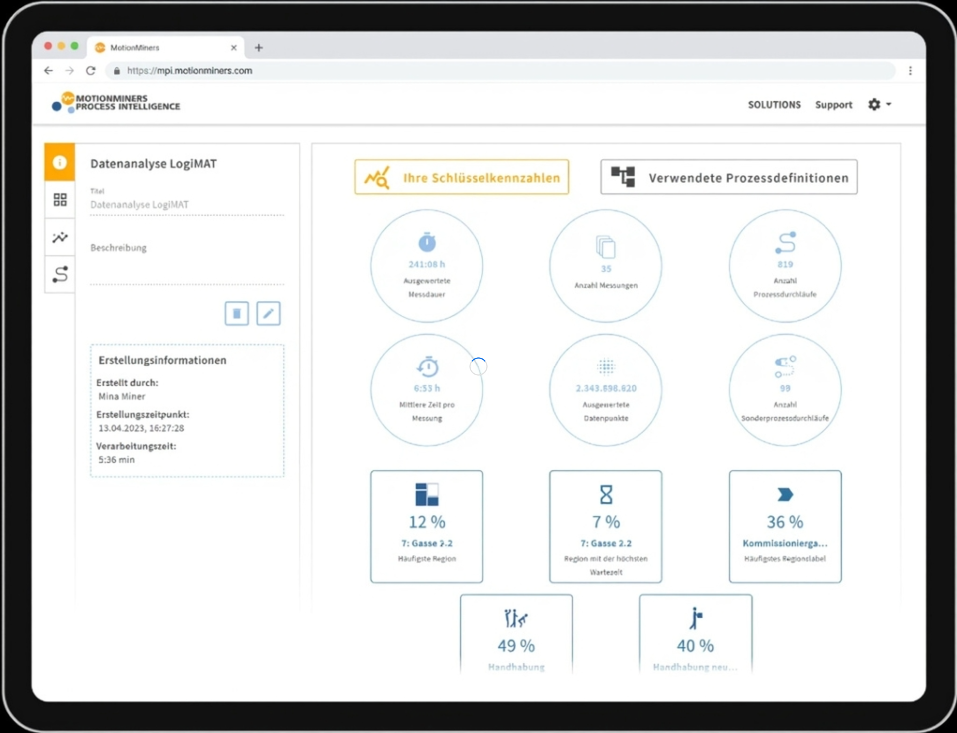 Lösung – MotionMiners GmbH